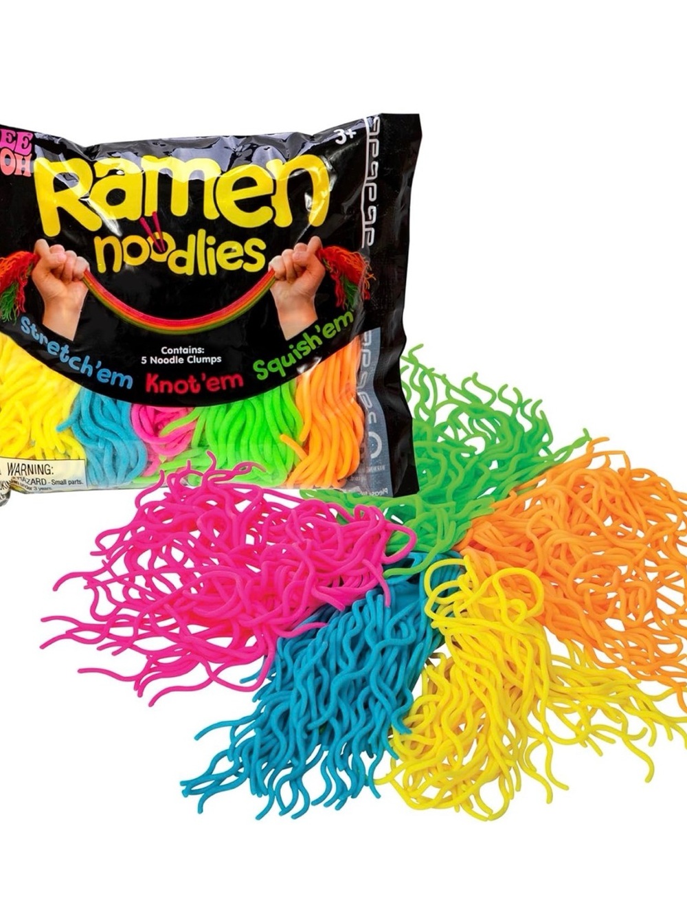 NEEDOH Ramen Noodlies Stretchy Toy Noodles -